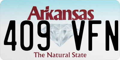 AR license plate 409VFN