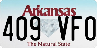 AR license plate 409VFO