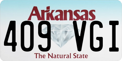 AR license plate 409VGI