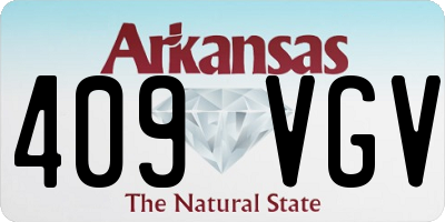 AR license plate 409VGV