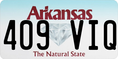 AR license plate 409VIQ