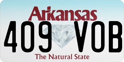 AR license plate 409VOB