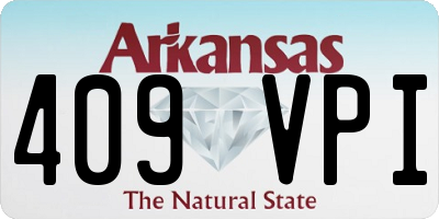 AR license plate 409VPI