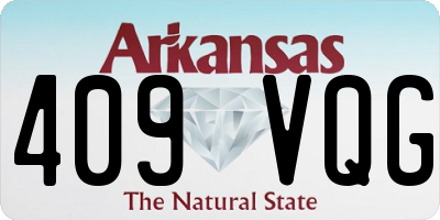 AR license plate 409VQG