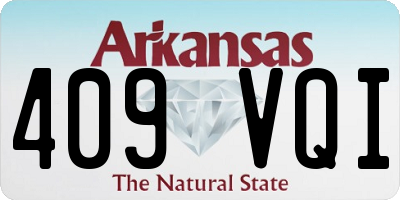 AR license plate 409VQI