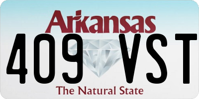 AR license plate 409VST