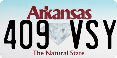 AR license plate 409VSY