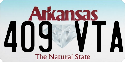 AR license plate 409VTA