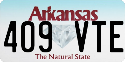 AR license plate 409VTE