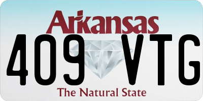 AR license plate 409VTG