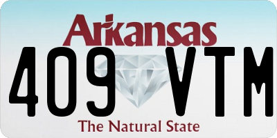 AR license plate 409VTM