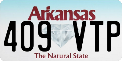 AR license plate 409VTP