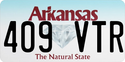AR license plate 409VTR