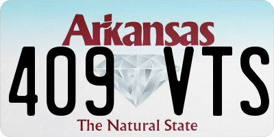 AR license plate 409VTS