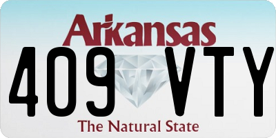 AR license plate 409VTY