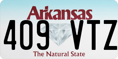 AR license plate 409VTZ