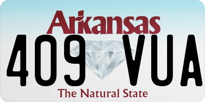 AR license plate 409VUA