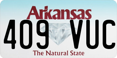 AR license plate 409VUC