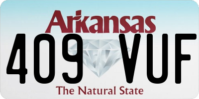 AR license plate 409VUF