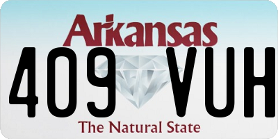 AR license plate 409VUH