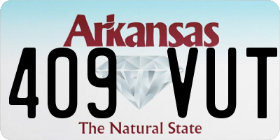 AR license plate 409VUT