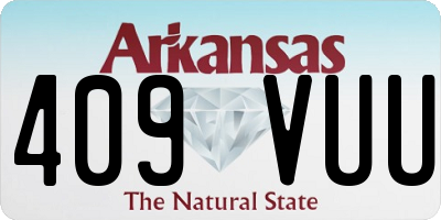 AR license plate 409VUU