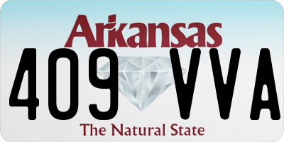 AR license plate 409VVA