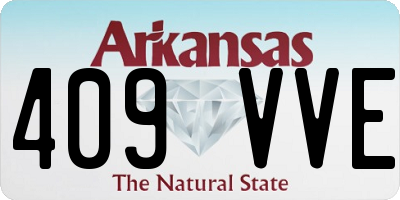 AR license plate 409VVE