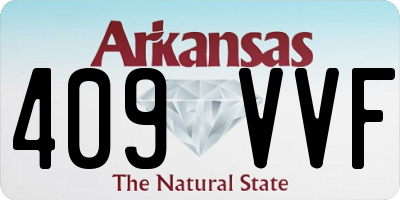AR license plate 409VVF