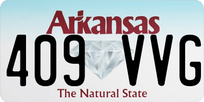 AR license plate 409VVG