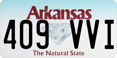 AR license plate 409VVI