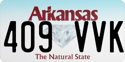 AR license plate 409VVK