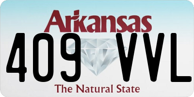 AR license plate 409VVL