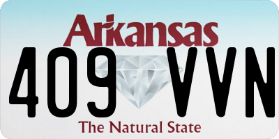AR license plate 409VVN