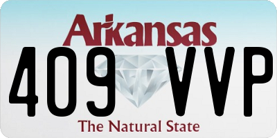 AR license plate 409VVP
