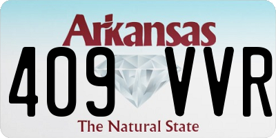 AR license plate 409VVR