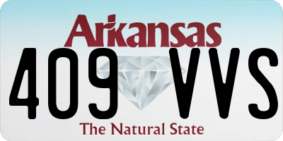 AR license plate 409VVS