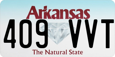 AR license plate 409VVT