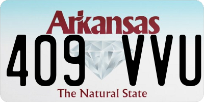 AR license plate 409VVU