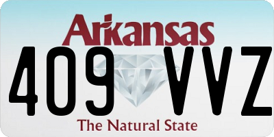 AR license plate 409VVZ