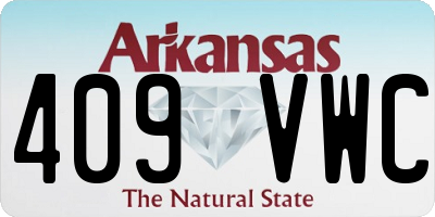 AR license plate 409VWC
