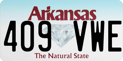 AR license plate 409VWE