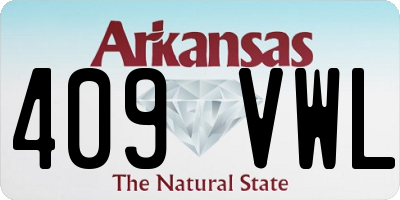 AR license plate 409VWL
