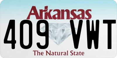 AR license plate 409VWT