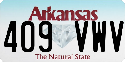 AR license plate 409VWV