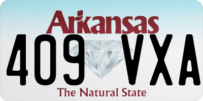 AR license plate 409VXA