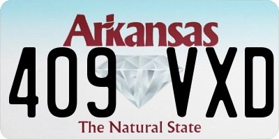 AR license plate 409VXD