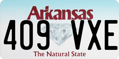 AR license plate 409VXE