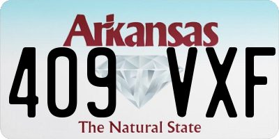 AR license plate 409VXF