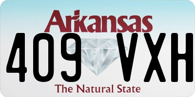 AR license plate 409VXH